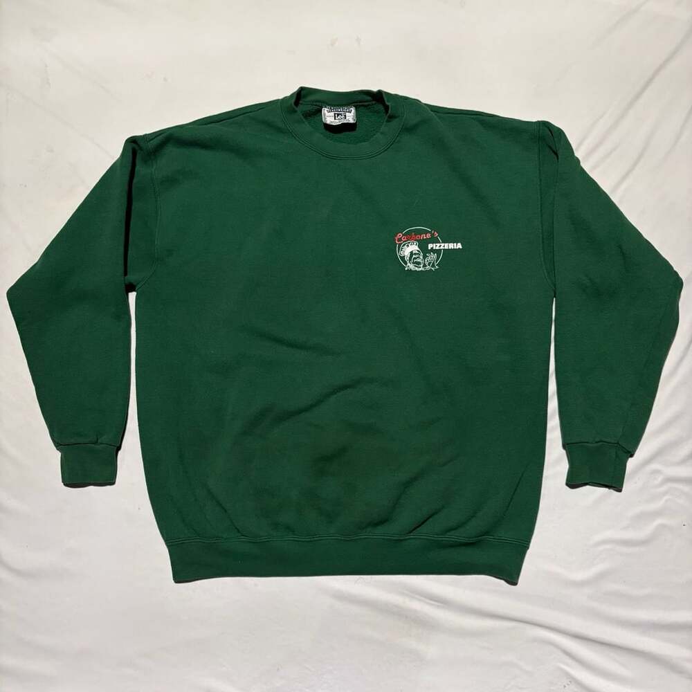 Lee Carbone's Pizzeria Crewneck Sweatshirt Green
